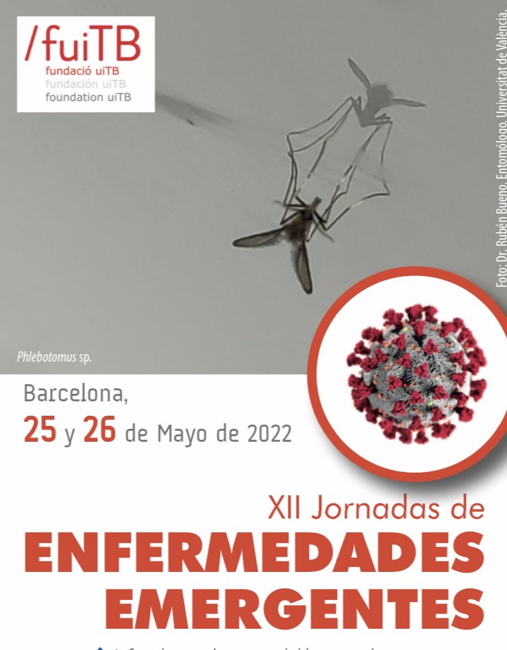 XII Jornadas de Enf Emerg, 25-26 mayo. 

Presencial y webinar sobre ITS-Zoonosis-COVID.

Programa&amp;inscripciones: uitb.cat

@salutpublicabcn <a href="/ServeisClinics/">Serveis Clínics</a> @CIBER_ESP <a href="/SanofiES/">Sanofi España</a> #werfen <a href="/AbbottNews/">Abbott</a> <a href="/Vircell/">Vircell</a> <a href="/diasoringroup/">DiaSorin</a> <a href="/lokimica/">LOKIMICA</a> <a href="/seepidemiologia/">SEE</a> <a href="/sespas/">SESPAS</a> <a href="/SEIMC_/">SEIMC</a>