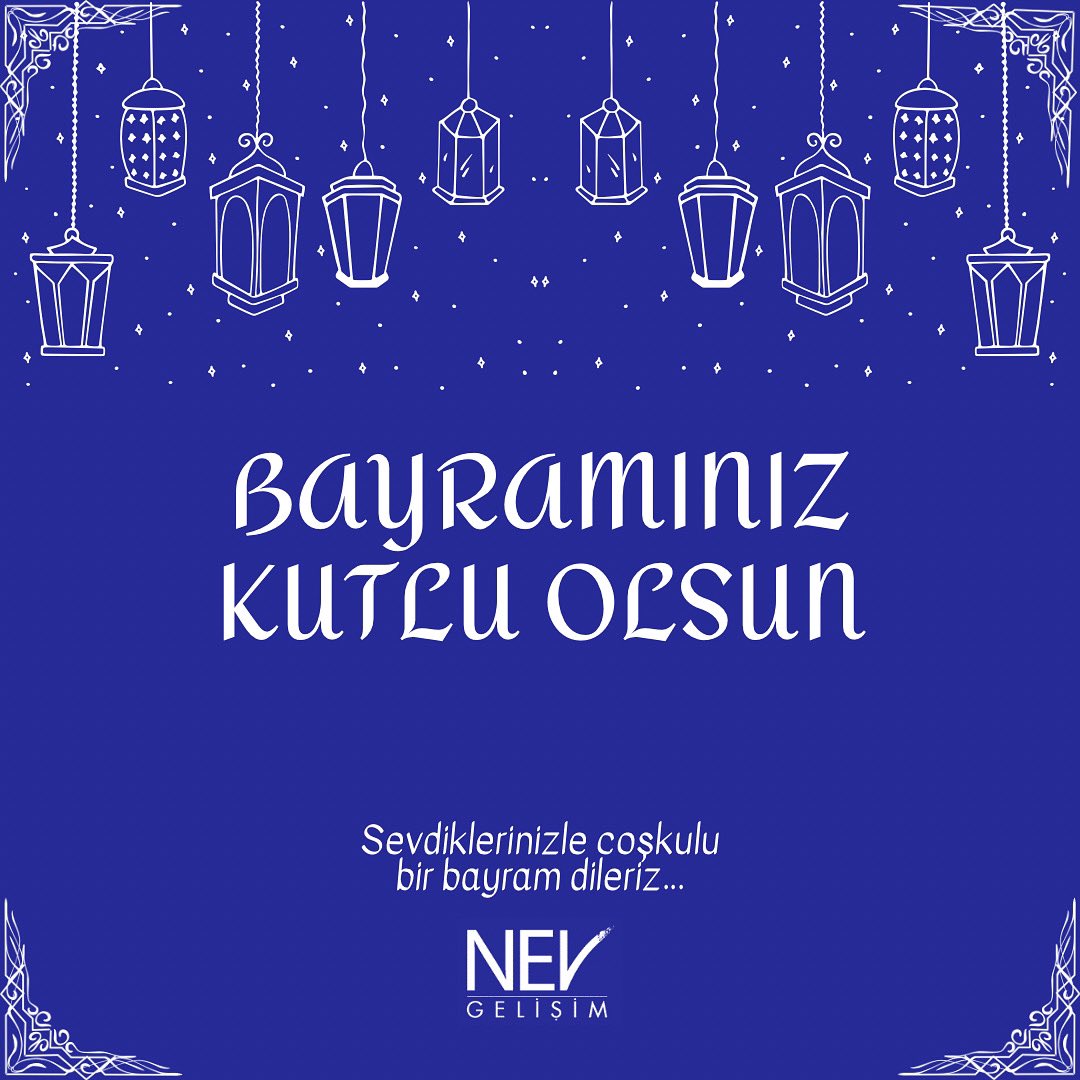 Nev Gelişim olarak Ramazan Bayramı’nızı sevdiklerinizle ve sağlıklı bir şekilde geçirmenizi dileriz. 

#ramazan #ramazanbayramı #iyibayramlar