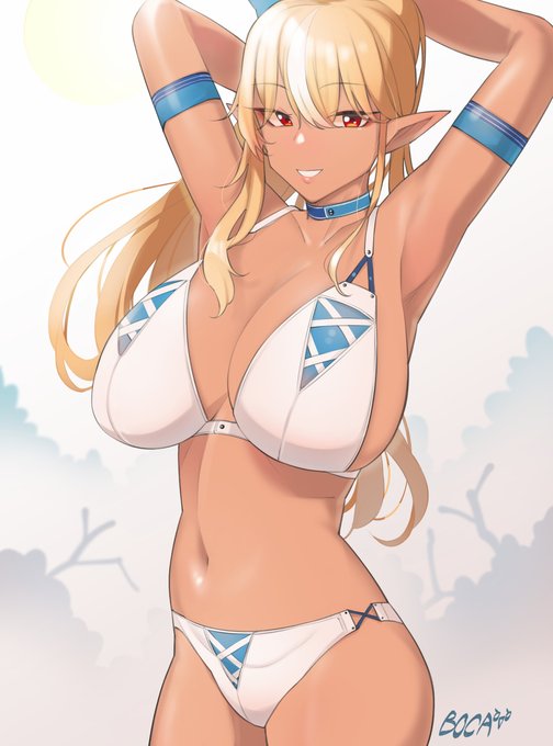 不知火フレア #不知火フレア #ホロライブ #おっぱい #エルフ #水着 https://t.co/V4cPjYxtkn 