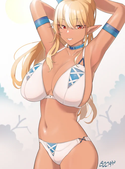 不知火フレア #不知火フレア #ホロライブ #おっぱい #エルフ #水着 https://t.co/V4cPjYxtkn 