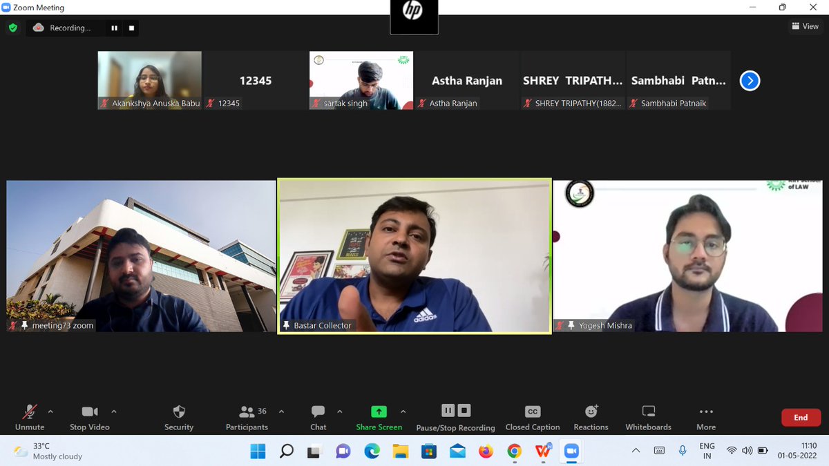 CclsrKiit's tweet photo. The Centre for Constitutional Law Studies and Research conducted a Skill Component webinar on the topic ‘FEDERALISM AT THE TIME OF CRISIS: ROLE AND FUNCTION OF A BUREAUCRAT’ to help the students understand the practical aspects of federalism.
Thank you @rajat4bansal Sir.
#cclsr https://t.co/8kXm3yCXwu