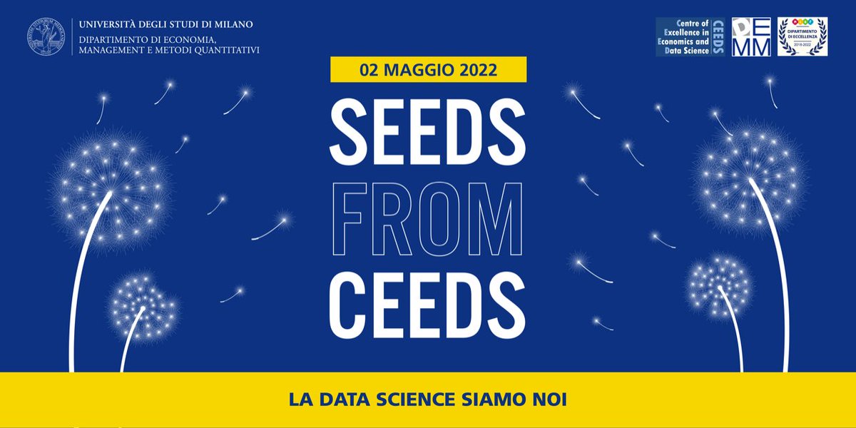 DemmUnimi's tweet photo. Oggi, dalle 9.45 alle 13.00, trasmetteremo in live #ceeds from #ceeds - la #DataScience siamo noi!
Segui l'apertura dell'evento sul nostro canale! 📊⏰✒️🎟️ https://t.co/9KVYDyR3eS
