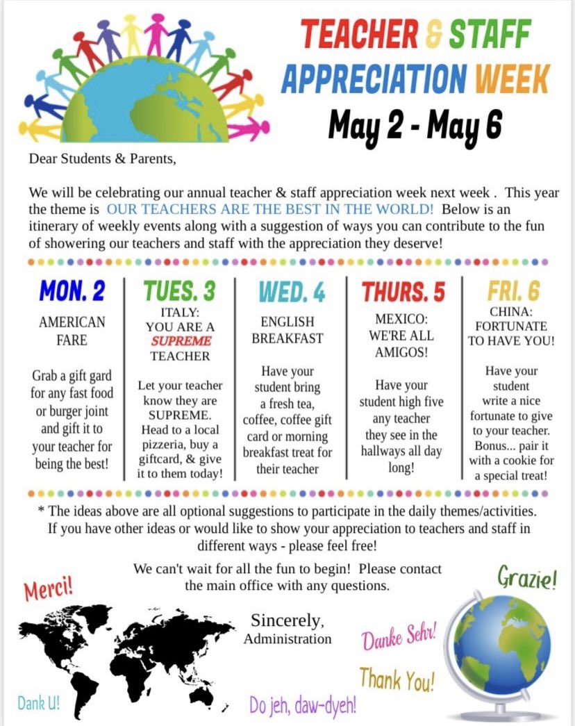 #TeacherAppreciationWeek 💙💛