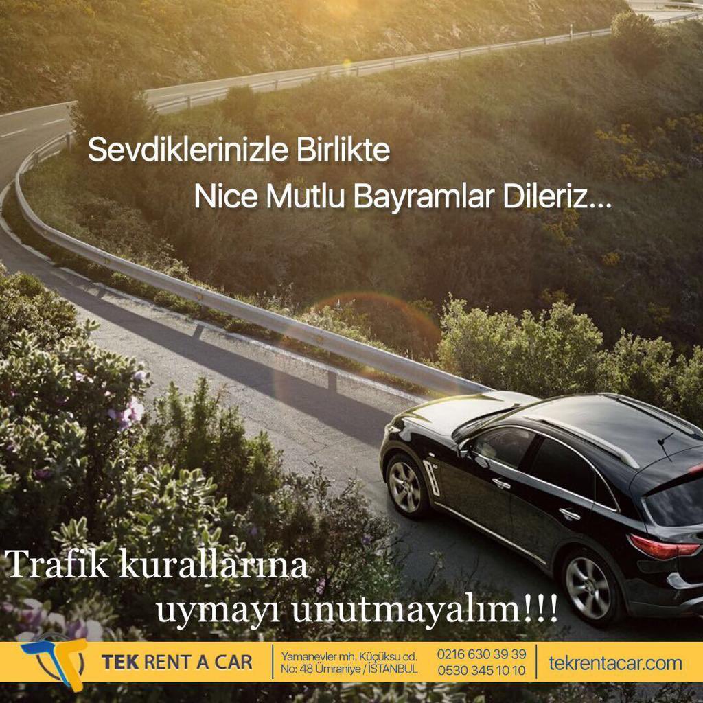 #iyibayramlar #tekrentacar #araçkiralama