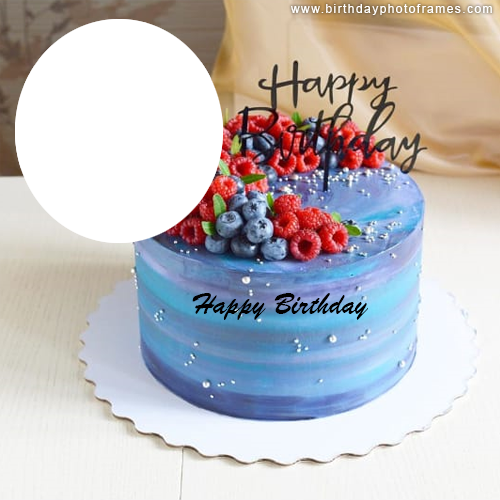 Premium PSD | Boy happy birthday cake invitation card for blue instagram  social media post template with mockup
