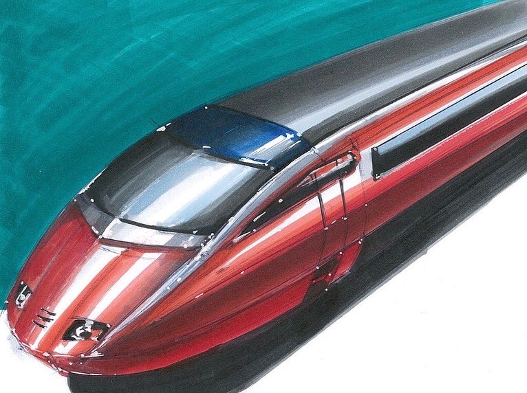 KTM20388546's tweet image. 【高校3年卒業制作】
アメリカ東海岸のボストン〜ニューヨーク〜ワシントンを結ぶ高速車両をデザインしました！
大都市をdoor-to-doorで行ける利点を生かし、”車内働くも良し、休むも良し”のコンセプトでインテリアを考えました。 #amtrack #traindesign #industrialdesign #鉄道デザイン #卒業制作