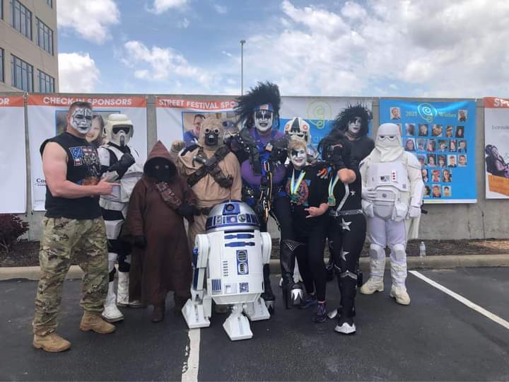 Bloodfin's tweet photo. Yesterday (5/1/22) Dathomir Squad and @MosEspaBase invaded OVER THE EDGE Event hosted by Granted.
#starwarsindiana #501st #rebellegion #MosEspaBase #dathomirsquad https://t.co/V6FCIgqGgS