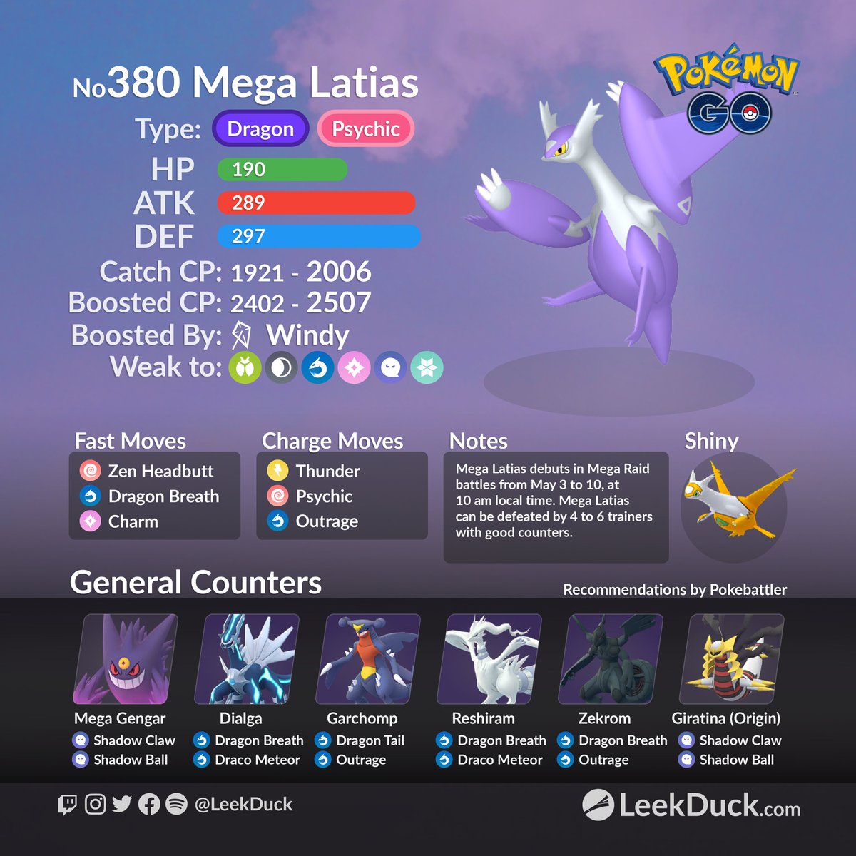 Pokémon GO: Latias já pode ser capturada no Brasil