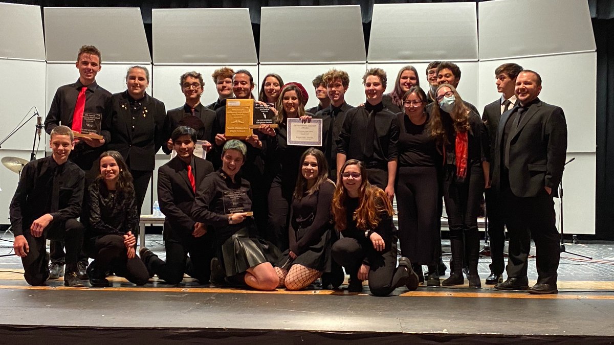 Congrats to the NHHS Jazz Ensemble.  At the Neshaminy High School Jazz Festival, we took 2nd place, and won 2 out of 4 section awards, including Best Trumpets, and Best Saxophones. Additionally, the entire band took home the award for best sight reading.  #LionPride