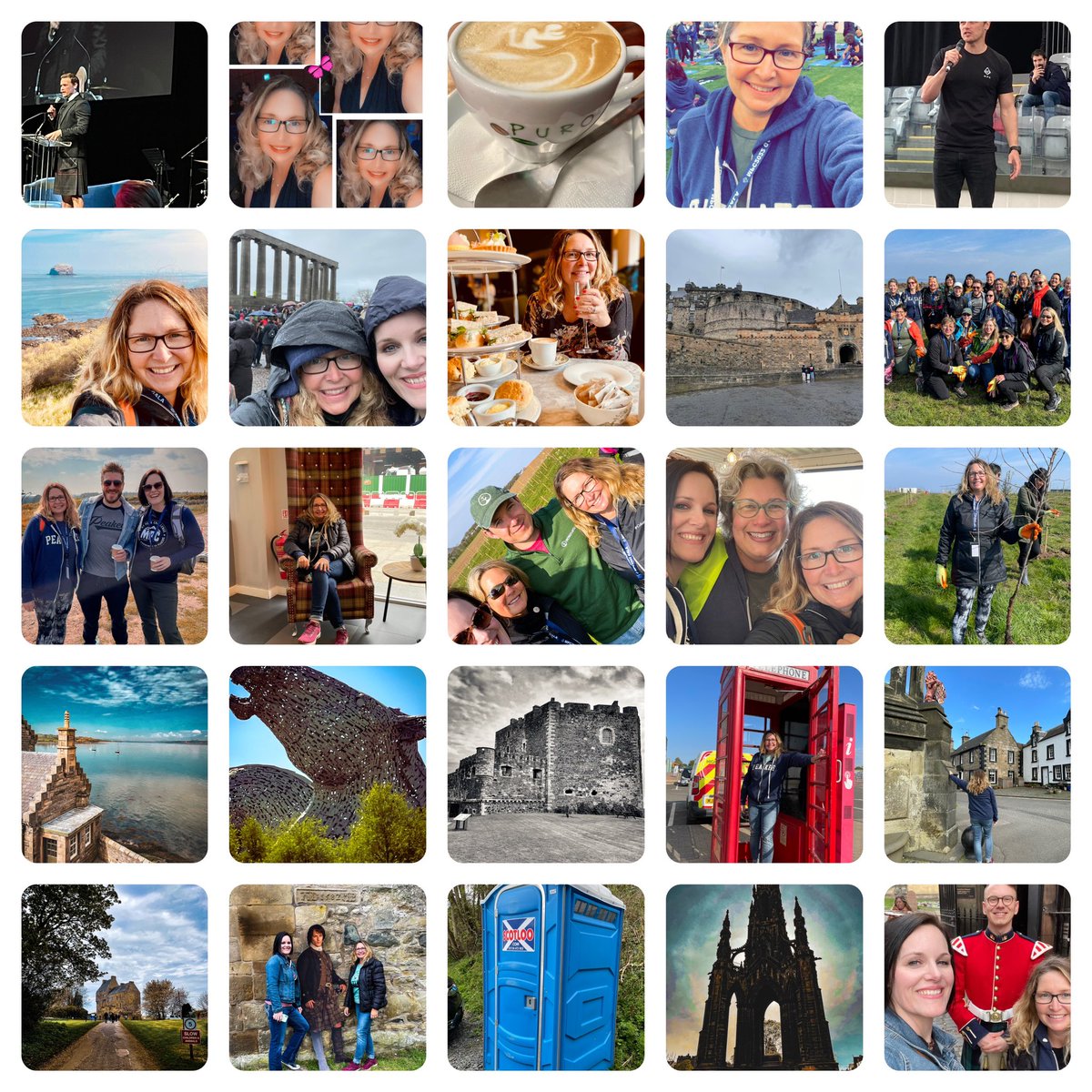 What a whirlwind of a trip I have been on! No words to explain how this trip has changed my life! From tours, tea in a castle, tree planting and workouts and not to mention Meeting so many new ppl and  I walked over 30 miles in 3 1/2 days this has been an amazing trip!