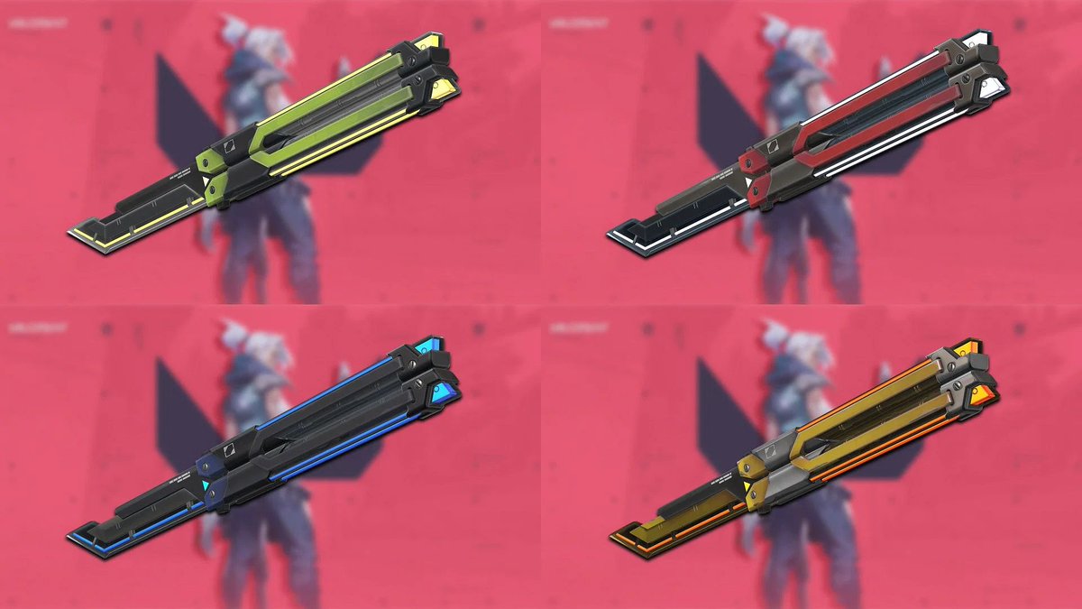 jerx0x's tweet photo. RGX 2.0 PRO FIREFLY KNIFE GIVEAWAY 

TO ENTER:
✅ Follow @jjerxx
✅ Like and RT
✅ TWO WINNERS WILL BE SELECTED.

Two winners will be announced on 5/6 at 12AM EDT! | #VALORANT https://t.co/fZVUmfnDzk