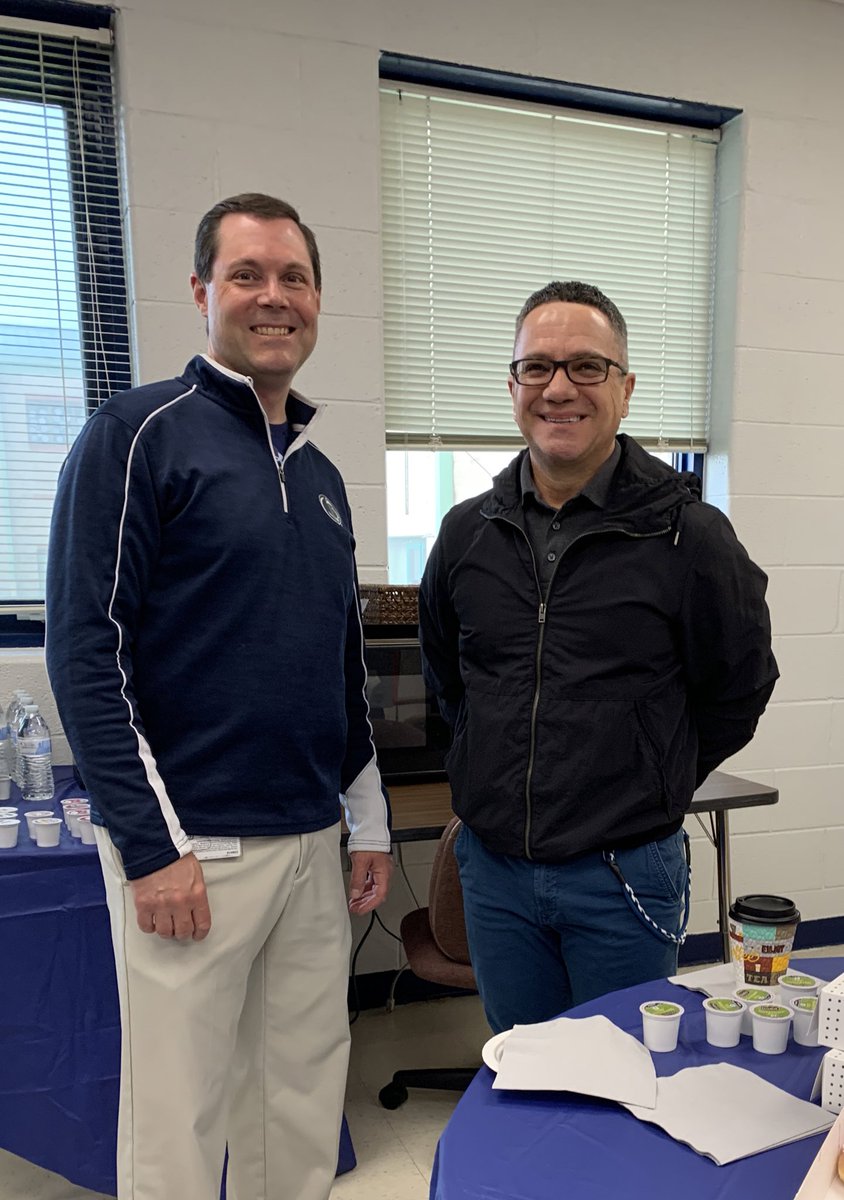 Day One of STAFF APPRECIATION WEEK:  Our PTSA welcomed us with coffee and donuts!
