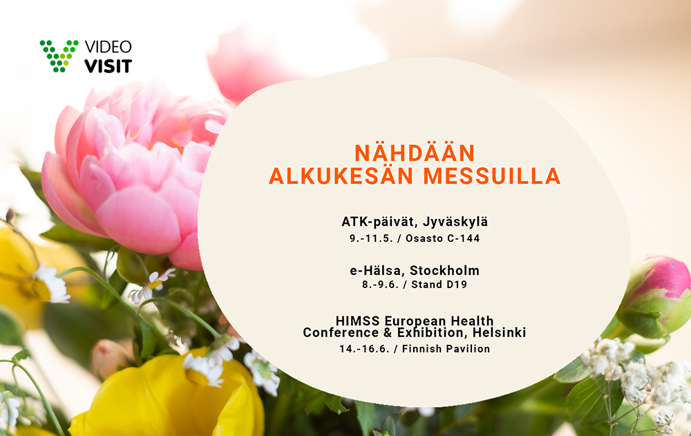 Tule moikkaamaan meitä ja tutustumaan tulevaisuuden digi-innovaatioihin Sosiaali- ja terveydenhuollon ATK-päivillä 9.-11. toukokuuta Jyväskylässä tai Helsingissä HIMSS messuilla kesäkuussa 14-16. päivä. Olemme myös Tukholmassa kesäkuun e-Hälsa tapahtumassa.  
#atkpaivat #HIMSS22
