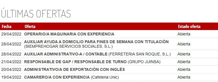 Arrancamos el mes de mayo con las ofertas de empleo activas en Portalemp durante la última quincena. Si necesitas más información, contactar con las empresas o actualizar tu curriculum, puedes inscribirte en alcoi.portalemp.com