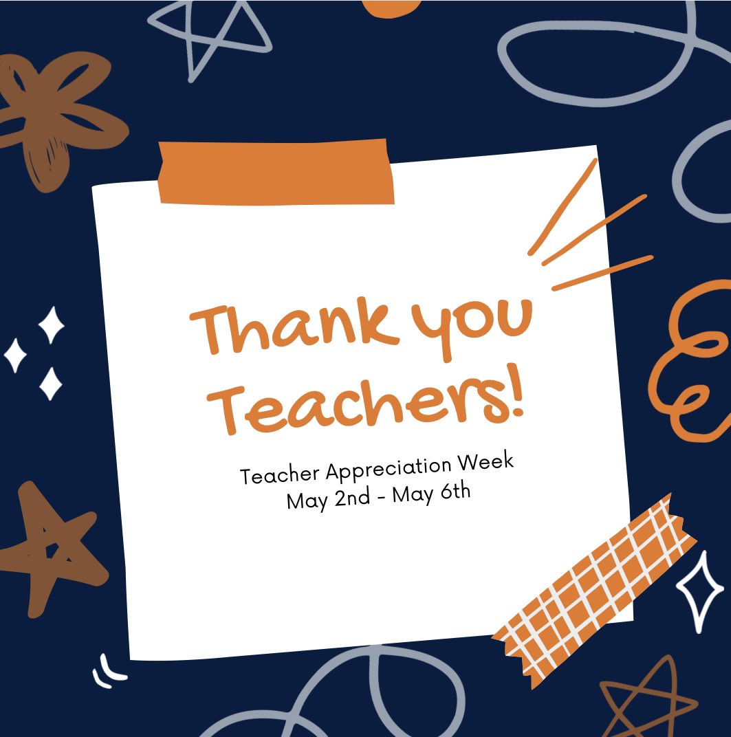 Happy Teacher Appreciation Week! Be sure to let your teachers know the impact they have had!