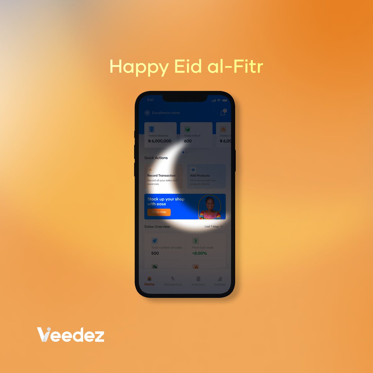 As we celebrate  this Eid,  may Allah open the doors of happiness and prosperity  for you and your family. 

Enjoy a blessed time during this Eid.

#Veedez #UseVeedez #EidMubarak #EidAlFitri #Holiday