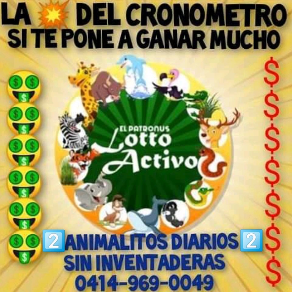 PabloJota27's tweet photo. ((( #REGALOLOTTO ))) Para Que Todos Ganemos Porque Este Animalito (28)ZAMURO Hoy #LUNESDEPROMOCION Sale Super Garantizado, Da Por Todos Lados Y Hoy De Que Sale Sale; Yo NO Invento, Yo Te Pongo Es A Ganar #VAMOSALIGAR Mi Gente Y "VENTE ZAMURO VIEJA" https://t.co/Tj0dpq3nCN
