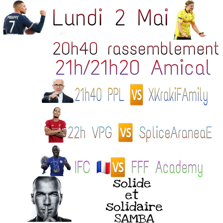 Voici le planning de @GlgMSamba pour notre première semaine sous la structure <a href="/glgmesport/">Gorilla Gaming E-Sport 🦍🎮</a> nous allons essayer d'aller chercher les résultats qu'il faut ce soir 🔥🔥🔥🔥