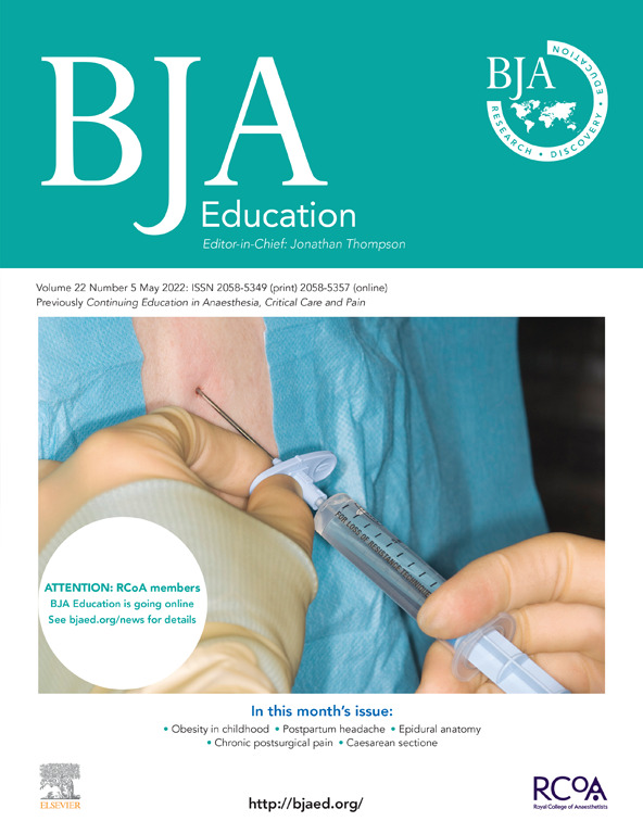 British Journal of Anaesthesia tweet media
