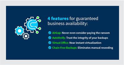 tmshelpdesk's tweet photo. These #CyberSafe must-haves ensure that your data safe. Make sure your business continuity and disaster recovery solution includes these modern features to keep your business moving. https://t.co/7SCqIyjDTG