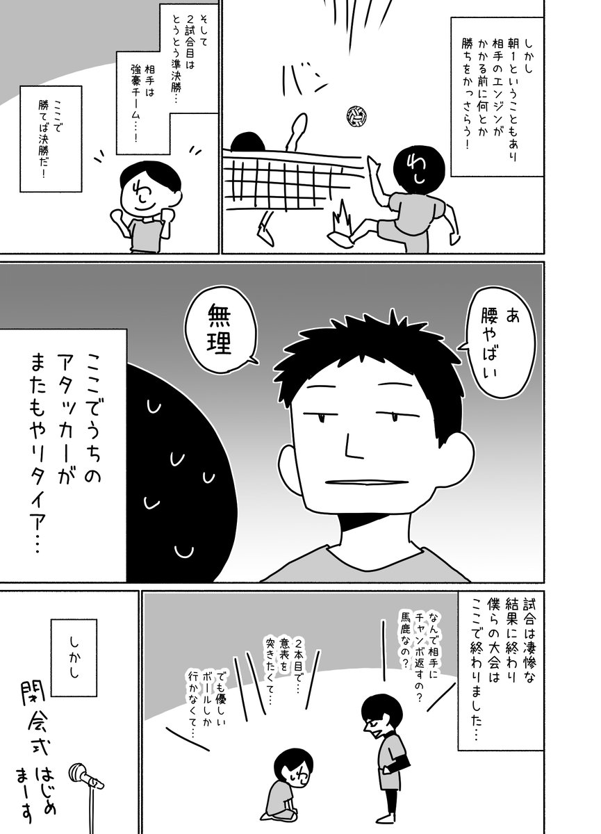 全日本セパタクローオープン選手権大会レポ漫画(という名の絵日記)2/2
#セパタクロー #レポ漫画 