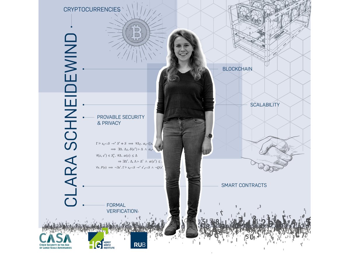CASA_EXC's tweet image. We present you Clara Schneidewind as a role model in our #WomenInITS series! Clara is CASA PI &amp;amp; #MPI_SP research group leader @maxplanckpress. Developing secure &amp;amp; meaningful solutions for using #blockchain technology fuels @KunigundeII&apos;s research spirit. 👉bit.ly/3w1a54Z