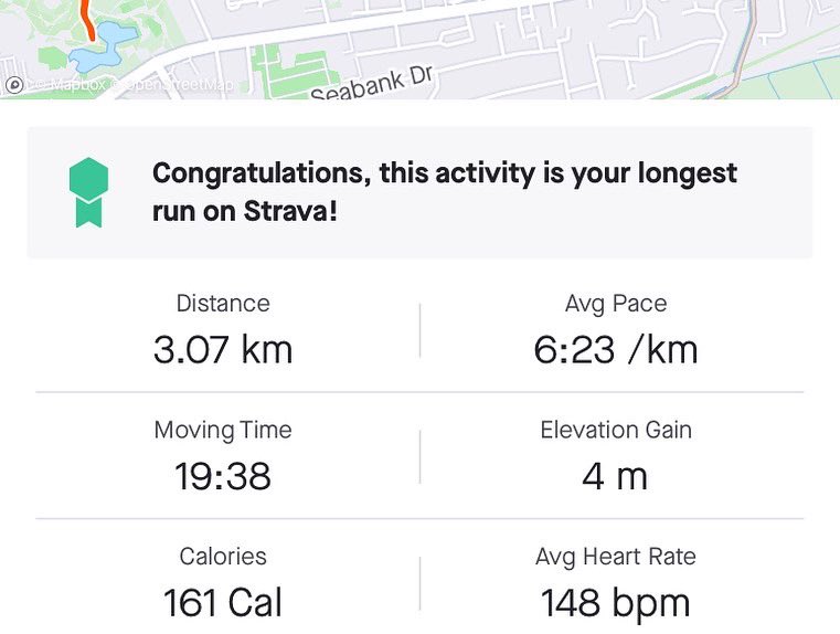 @Yiannis_83 I did my longest ever run of 3k the other day :)