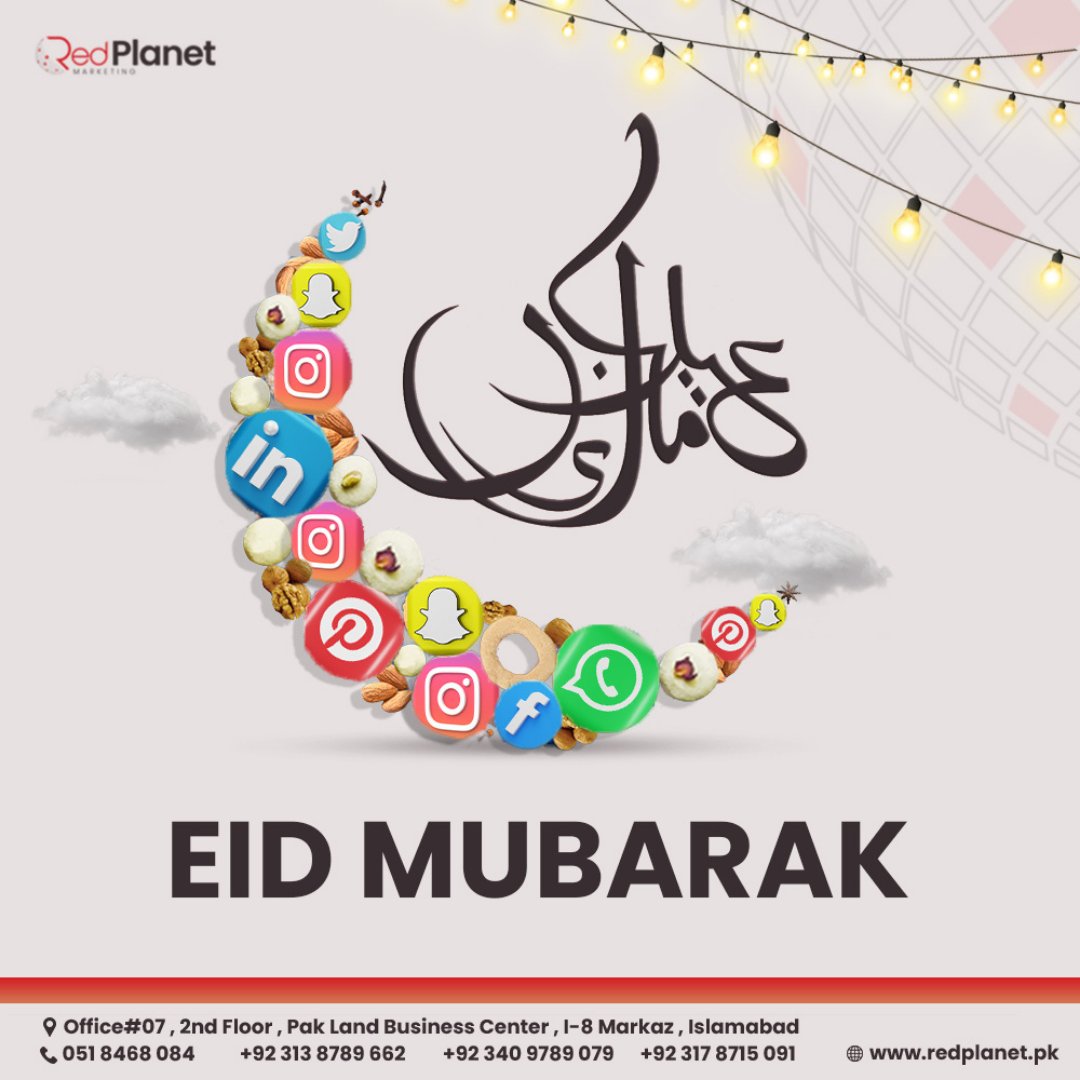 RedPlanetMkt's tweet photo. Happy Chand Raat and Eid-ul-Fitr Mubarak to all the Muslims around the globe. Sending you all thoughts of love, happiness, prosperity, health and wealth! ❤️Enjoy to the fullest everyone ! 😍
#eid #eidulfitr #eidmubarak
#Red_planet_marketing #RPM #Red_planet https://t.co/5zsm7XHiZJ
