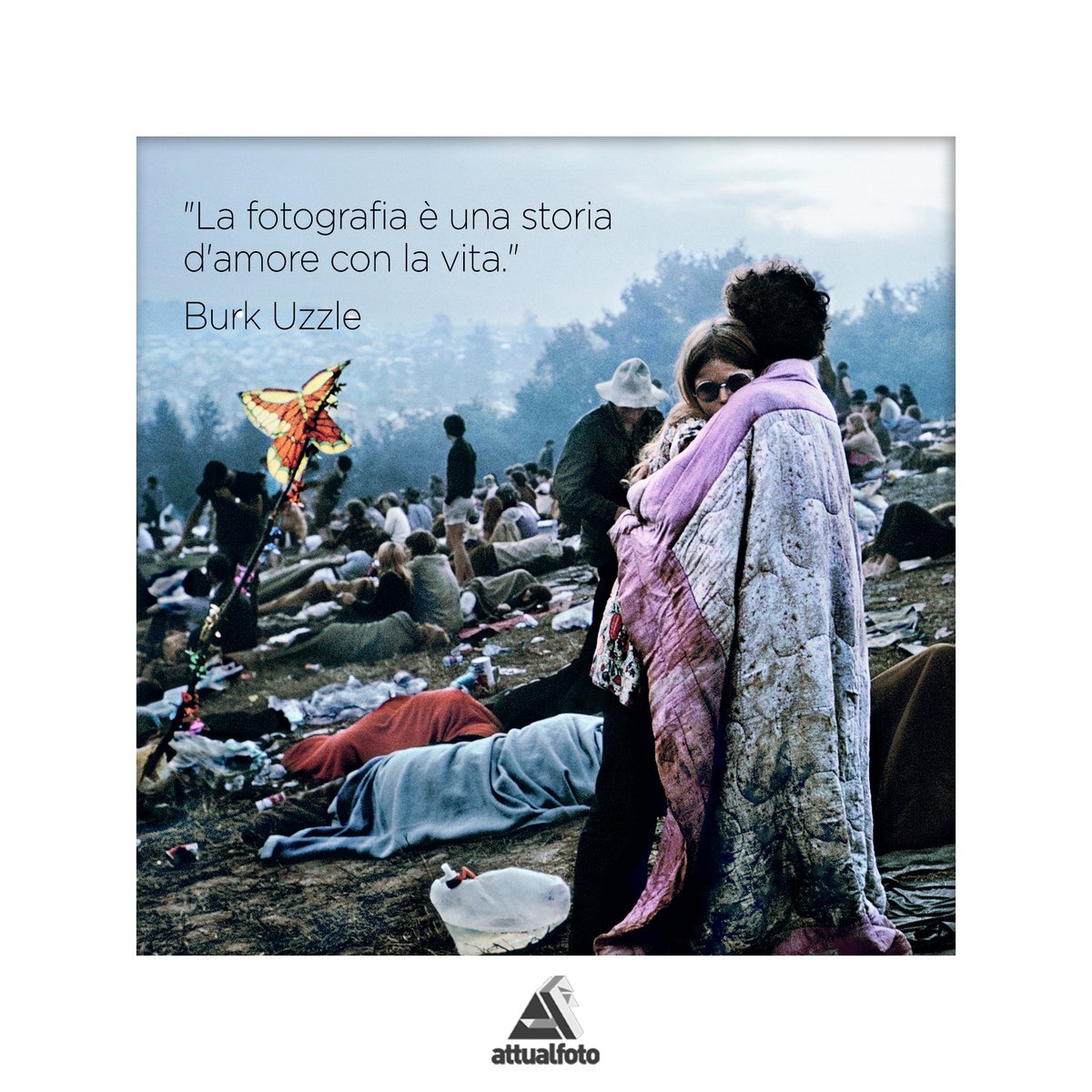 AFotoblog's tweet photo. Frasi e Aforismi sulla fotografia:
"La fotografia è una storia d'amore con la vita."
original
“Photography is a love affair with life.”
Burk Uzzle
#aforismi #citazioni #fotografia #arte #photography #attualfoto #attualfotoblog #Woodstock https://t.co/vzv92QcIKK