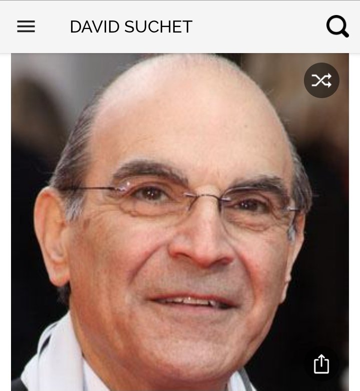 Happy birthday to this great actor.  Happy birthday to David Suchet 