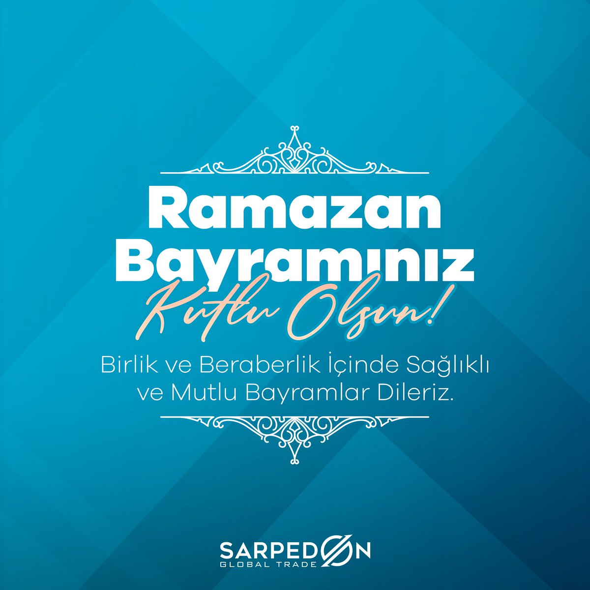 Saygı ve sevgi içinde, birlik ve beraberliği en sıcak haliyle hissettiğimiz Ramazan Bayramı’mız Kutlu Olsun.

#RamazanBayramı #Birlik #Beraberlik #Paylaşım