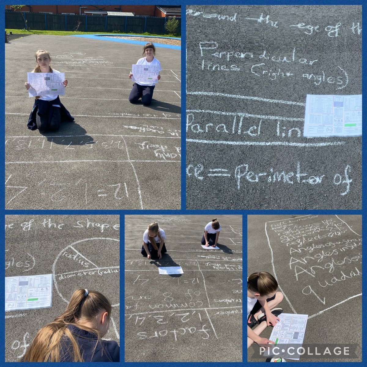 Fun revision in the sun as Year 6 prepare for the SATS. 
Thanks to @_MissieBee  for creating such a fabulous maths knowledge organiser. #year6 #year6sats