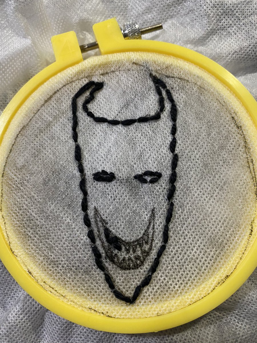 EmmylouCos's tweet photo. So far lock is a pain🙃 his teeth aren’t going to be perfect 🤷🏼♀️ #lock #oogiesboys #oogieboogiecosplaywip #cosplayworkinprogress #cosplaywip https://t.co/Fo9tEpTekJ
