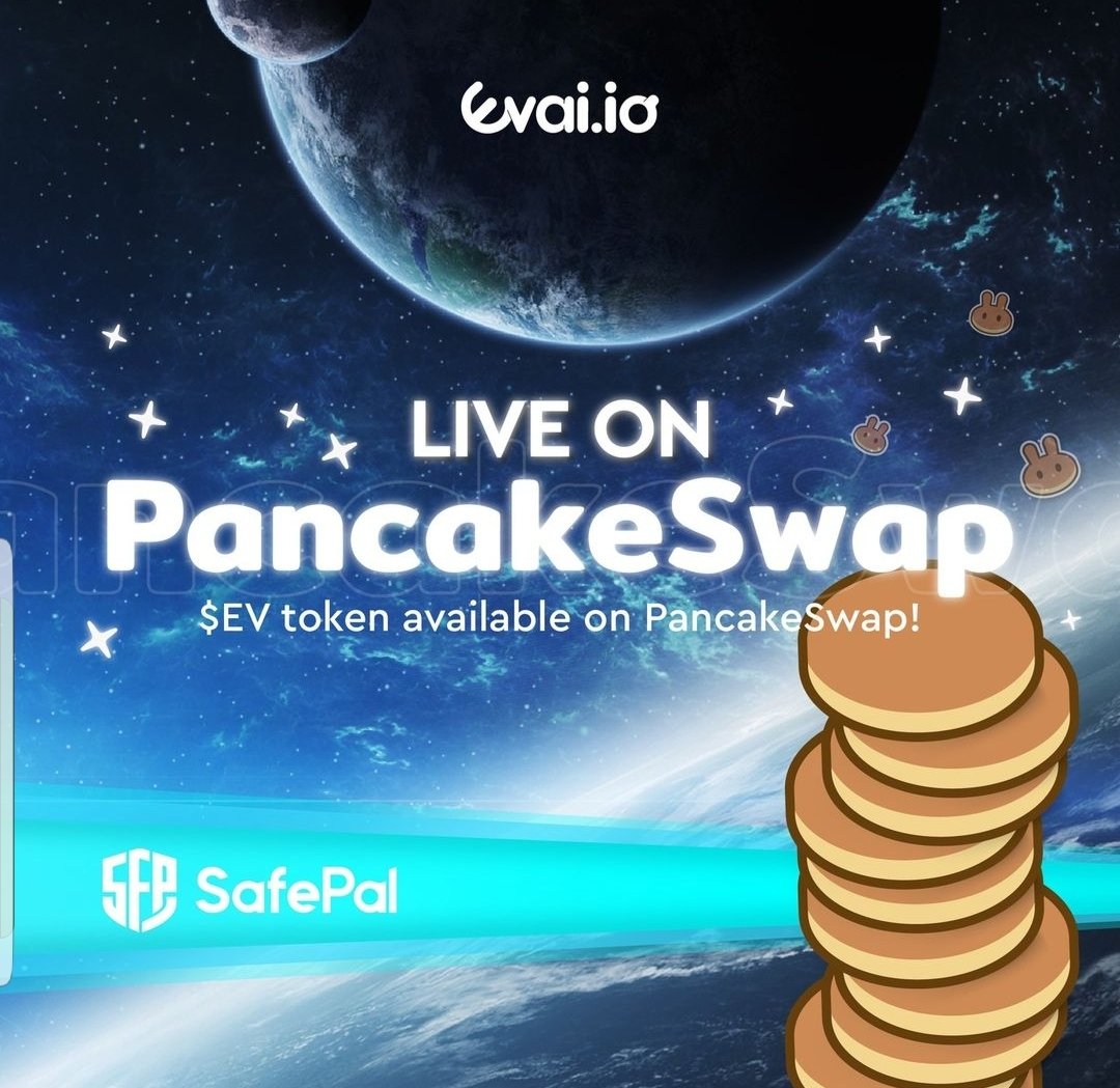 NewtonCrypto1's tweet photo. @CryptoGemsCom The $EV token is NOW LIVE on 
@PancakeSwap
!​🥞
​TG:https://t.co/CC0IUwHt6W

Buy on PancakeSwap: https://t.co/LKflHlSvz3​
​
$EV Contract Address: 0x2167AfA1C658DC5C4eC975f4aF608FF075A8b8AE​
​
#EV #Crypto #CryptoCurrency #CryptoTrading #Altcoins #BSCGems #BSCGemsAlert #PancakeSwap https://t.co/wyS6fBxAd1