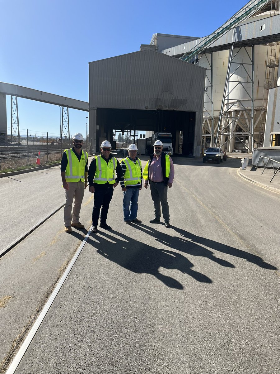 Aria-AAAX visit CBH Geraldton with proof.