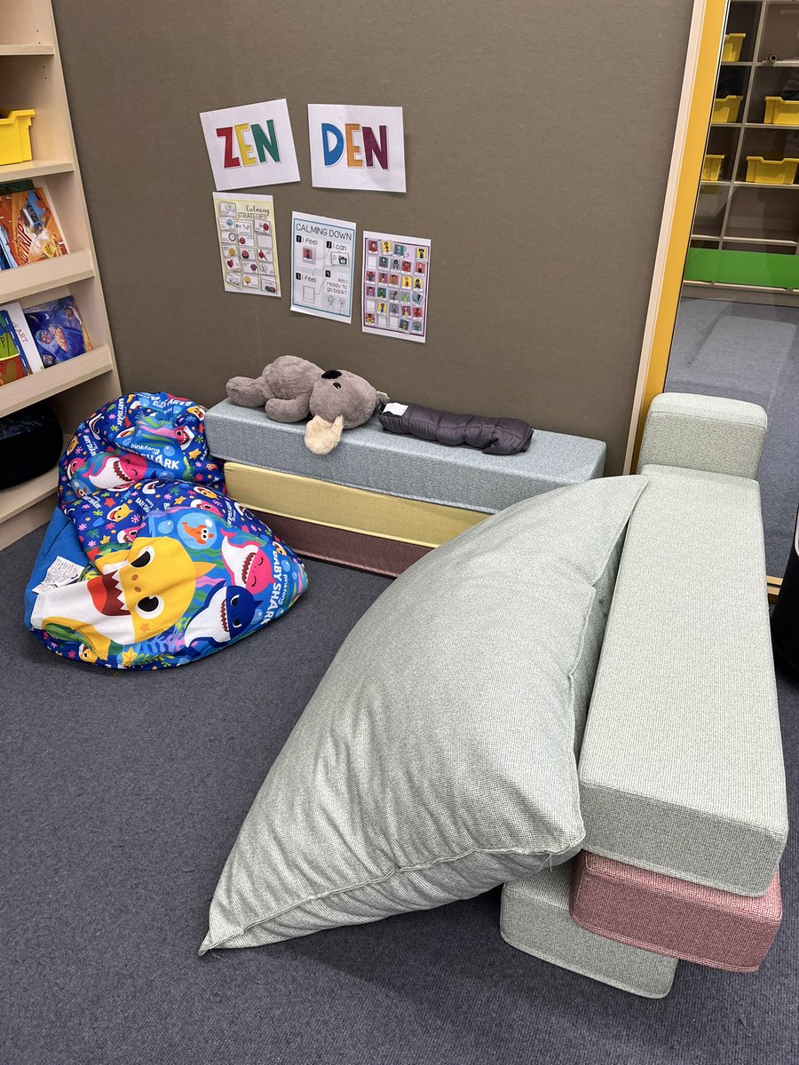 LauraDavo28's tweet photo. Zen den in year 1! A space for any student to reflect on their emotions and behaviours. Always a good initiative to have in a classroom 😊#acuedu_p https://t.co/opT3wBgC6y