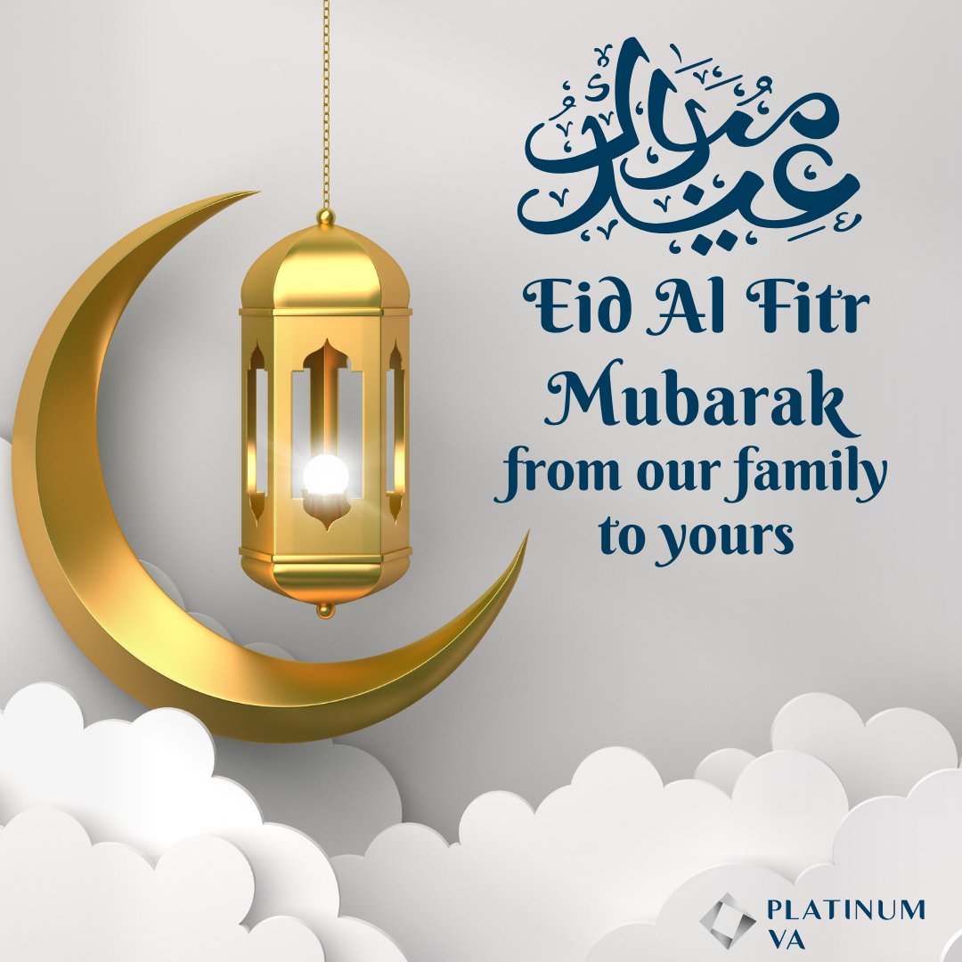 PlatinumVA's tweet photo. Eid Mubarak!

Wishing you and your family a blessed and happy Eid.

#eid2022 #eidulfitr #uae #dubai #abudhabi #platinumva https://t.co/AqwOYAlopt