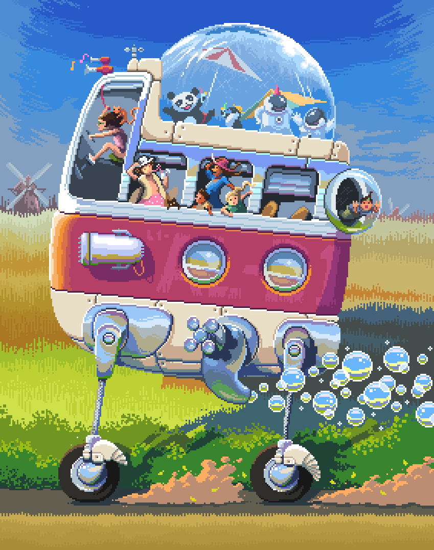 OctaviNavarro's tweet photo. 'Bubbles'🫧 #scene51 #pixelart
https://t.co/XgmJTWZZ1v https://t.co/beKitDl5Q4
