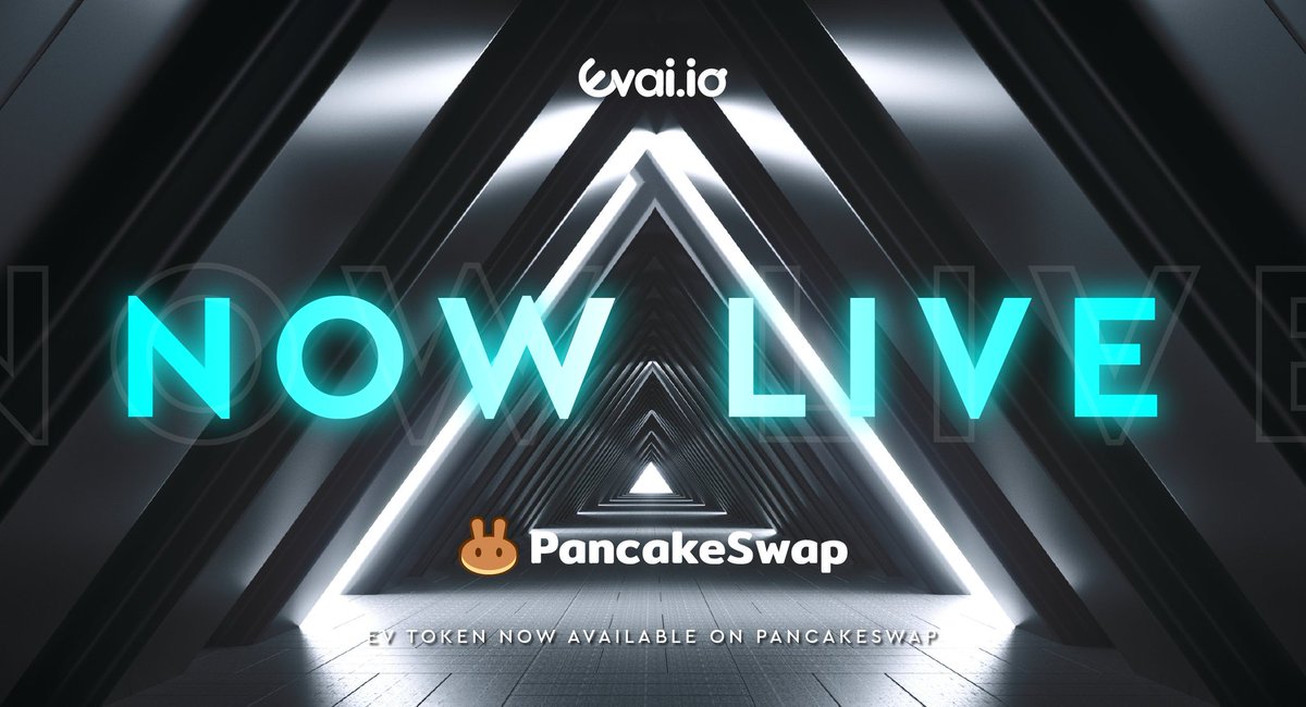 NewtonCrypto1's tweet photo. @AltcoinWorldcom The $EV token is NOW LIVE on 
@PancakeSwap
!​🥞
​TG:https://t.co/CC0IUwHt6W

Buy on PancakeSwap: https://t.co/LKflHlSvz3​
​
$EV Contract Address: 0x2167AfA1C658DC5C4eC975f4aF608FF075A8b8AE​
​
#EV #Crypto #CryptoCurrency #CryptoTrading #Altcoins #BSCGems #BSCGemsAlert #PancakeSwap https://t.co/G3T2C7jnW9