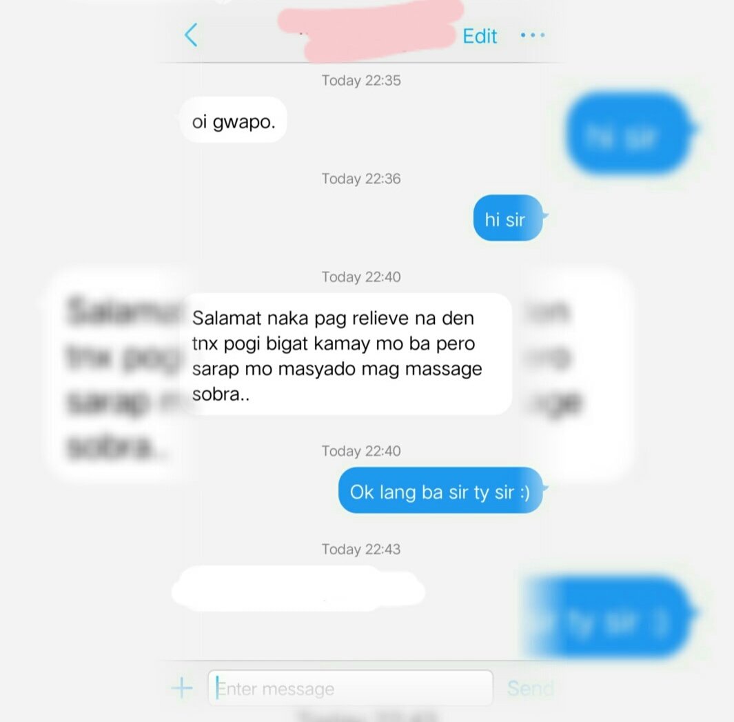 ClarckMasahista's tweet photo. Clients Feedback! Thankyou po😊 https://t.co/ufzoESzoUF