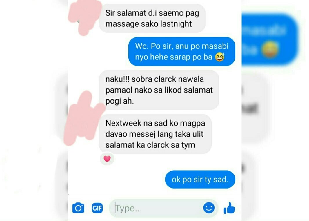 ClarckMasahista's tweet photo. Clients Feedback! Thankyou po😊 https://t.co/ufzoESzoUF