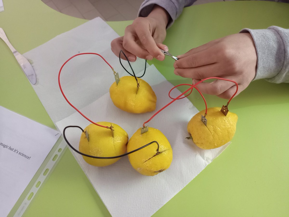 oppzgz's tweet photo. A lemon battery. Together we produce light... 💡 @IESCLARACR @Meme_csg #HiddenFigures https://t.co/3iwo3pKjHb