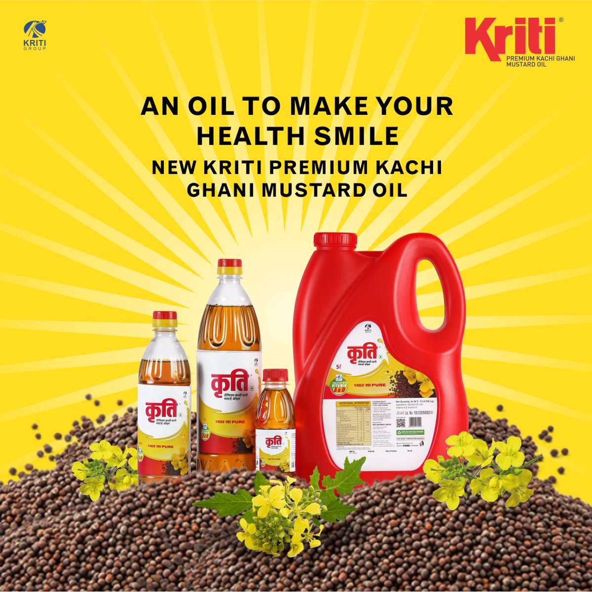 KritiRefinedOil's tweet photo. Packed with health - benefits... its nutritional elements keep you healthy, active and energetic...
__
#KritiRefinedOil #KRO #KritiOil #RefinedOil #KritiGroup #KritiIndia #KritiFilteredOil #PyaarSaPure #LessIsMore https://t.co/TdPCTK9lhx