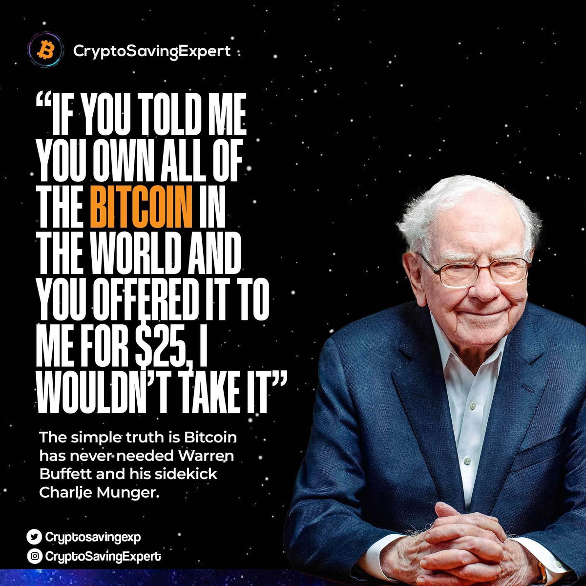 BUFFETT ON #BITCOIN