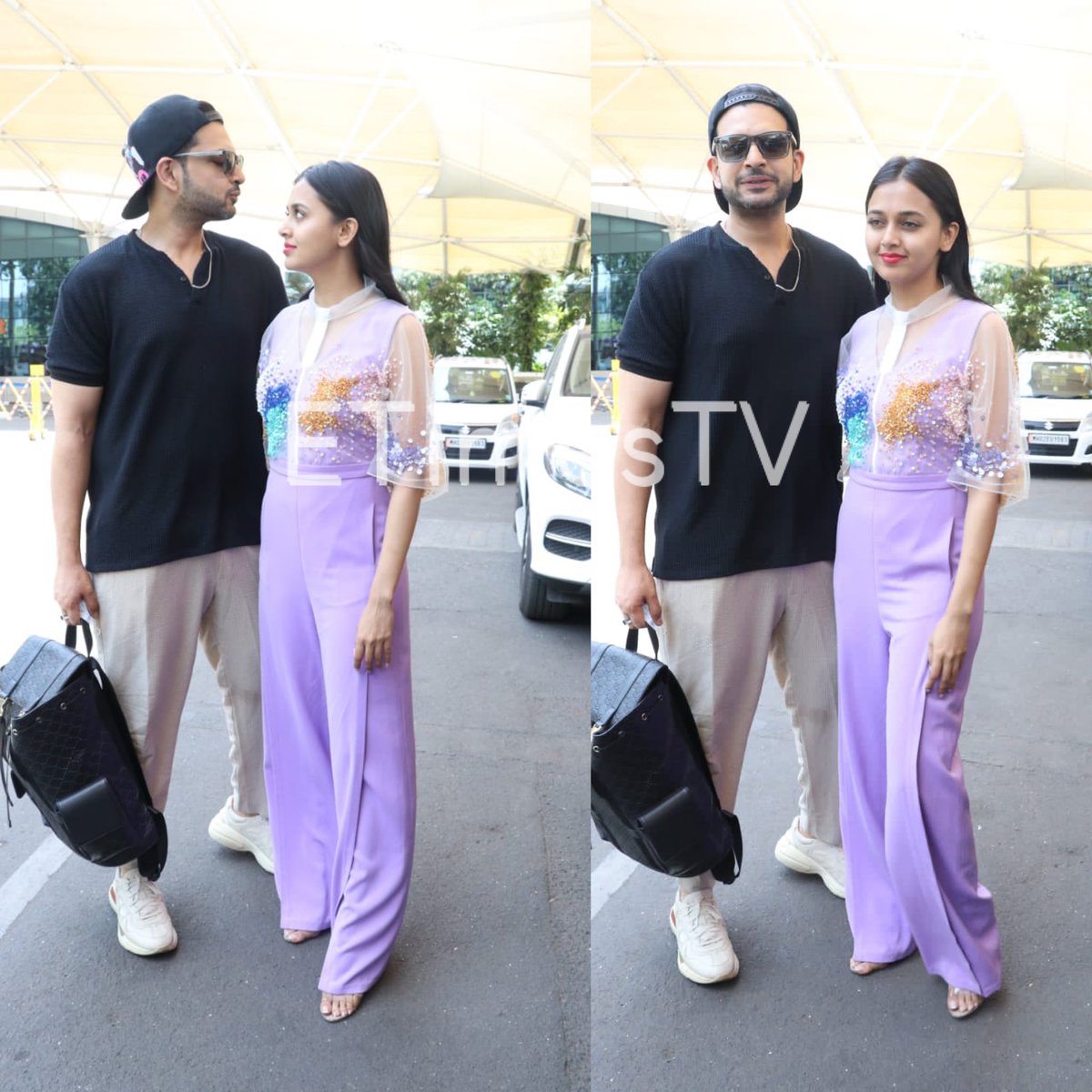 Cuties <a href="/kkundrra/">Karan Kundrra</a> and <a href="/itsmetejasswi/">Tejasswi Prakash</a> pose for the paps as they get clicked at the airport.

#tejasswiprakash #tvcelebs #tvstars #etimestv