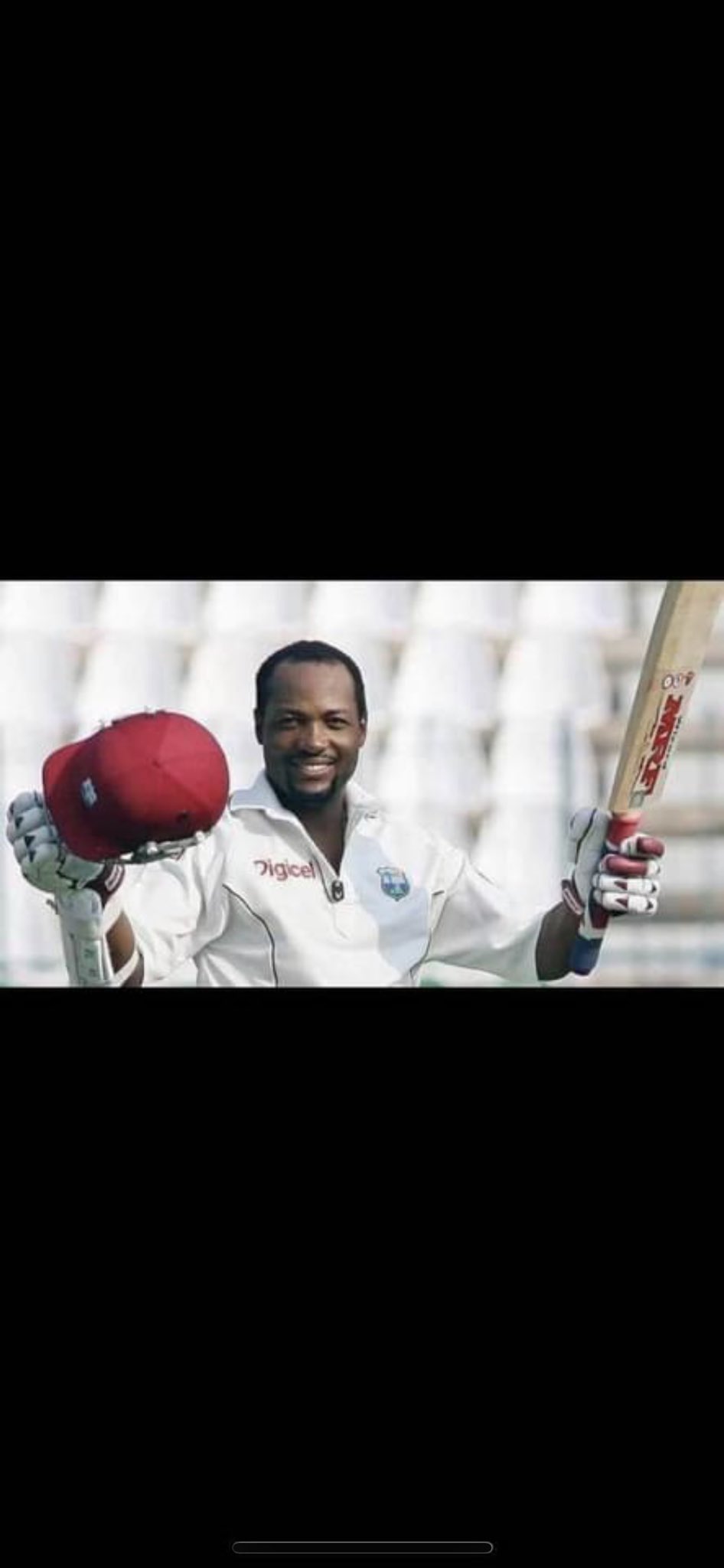 Happy Birthday to the great man, Brian Lara. Gave us scores of 375, 400 not out and 501 not out 