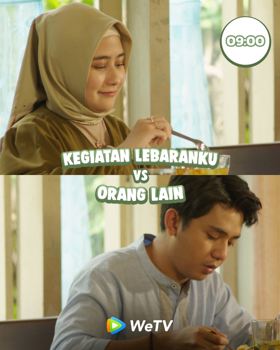 WeTVIndonesia's tweet photo. Intovert bisa relate kan ya?
#WeTVIndonesia #WeTVID #NontondiWeTV #Lebaran #Lebaran2022 #HariRaya #MemeLebaran #UstadMilenial #Hanggini #PrillyLatuconsina #ArbaniYasiz https://t.co/lm00Af6gi7