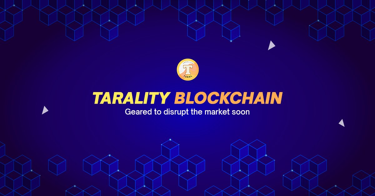 TaralityX's tweet photo. Tarality blockchain is prepared to hit the market soon. Stay tuned for the latest updates; visit https://t.co/5LIMkTruHC
#taralityplatform #blockchain #market #instalmentplan #buy #sell #cryptomaket https://t.co/ggc2nEOzfx