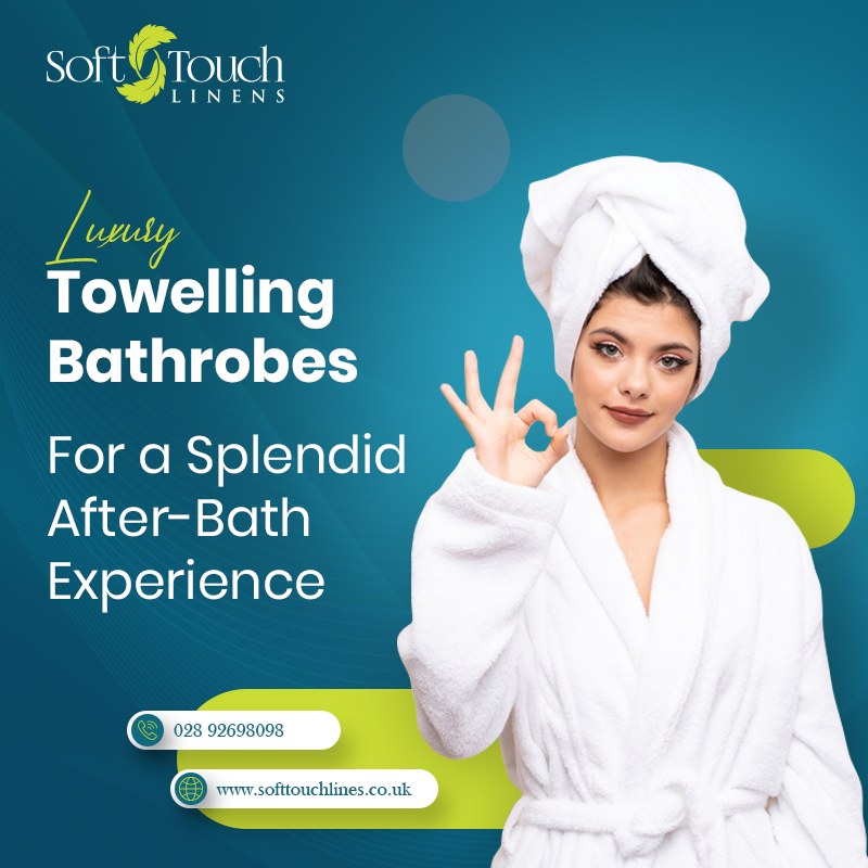 Should you be looking for the softest and cosiest luxury bathrobes, the exclusive collection at Soft Touch Linens is certainly going to leave you impressed.
To explore our collection, call 028 92698098
Visit softtouchlinens.co.uk/bathroom-produ…
#softtouchlinens #bathrobeswag #bathrobe #luxury