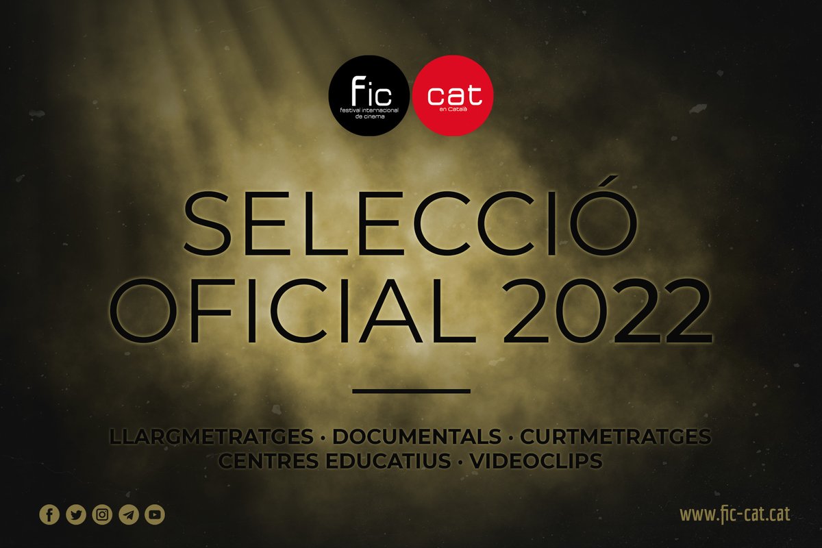 FICCAT's tweet photo. ⚫🔴 Ja tenim aquí la Selecció Oficial del #FICCAT22!
🎬 72 produccions audiovisuals es projectaran al #CasinoMunicipal de #RodaDeBera, del 4 a l'11 de juny: llargmetratges, curtmetratges, documentals, videoclips i treballs de centres educatius.
ℹ️ https://t.co/NTtRoLEnNg https://t.co/NreUQCUyU9